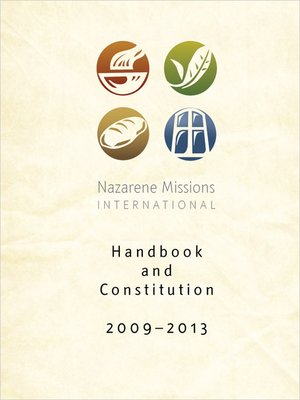 cover image of Nazarene Missions International Handbook and Constitution 2009-13